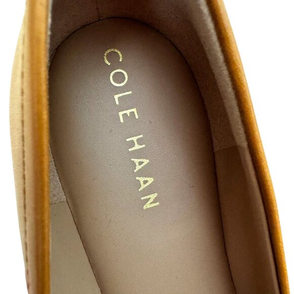 Cole Haan Malta Slip-On Wedge Leather Shoes | Size 9.5 | Pecan | Worn Once - Picture 7 of 9